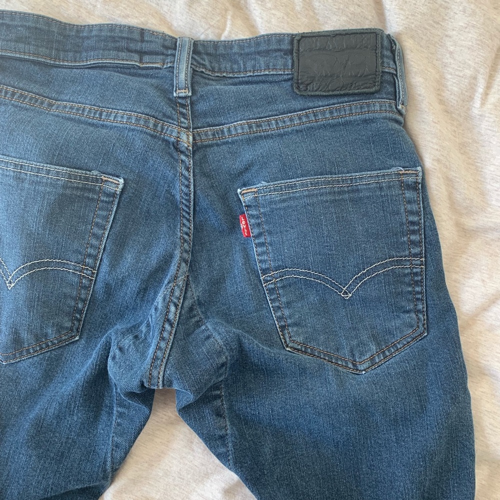 Levi’s medium wash straight leg